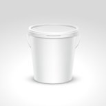 Seau plastique 20L + Couvercle