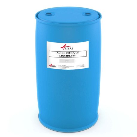 Acide Citrique Liquide 50% - Détartrant Fut 200L