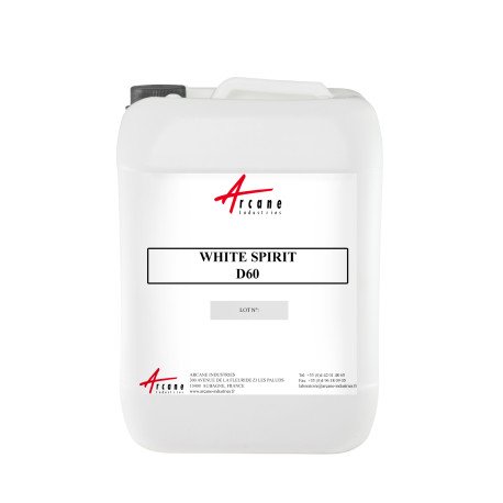 White Spirit Hydrocarbures Désaromatisés D60 20L