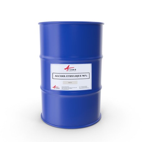 Alcool éthylique éthanol dénaturé 96 % Fut Metal 200L