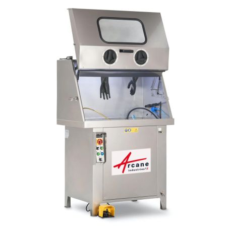 Cabine de dégraissage ouverture frontale haute et basse pression840x640x550 mm Ouverte