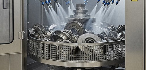 Sélection de machines à laver industrielles pour pièces mécaniques.